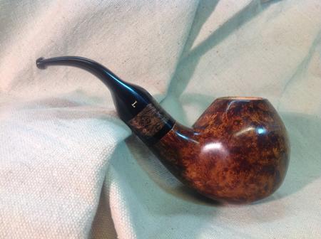 Tattoos - Travis Litke Lietke Pfeifen Giant Bent Brandy Briar Pipe - 100175